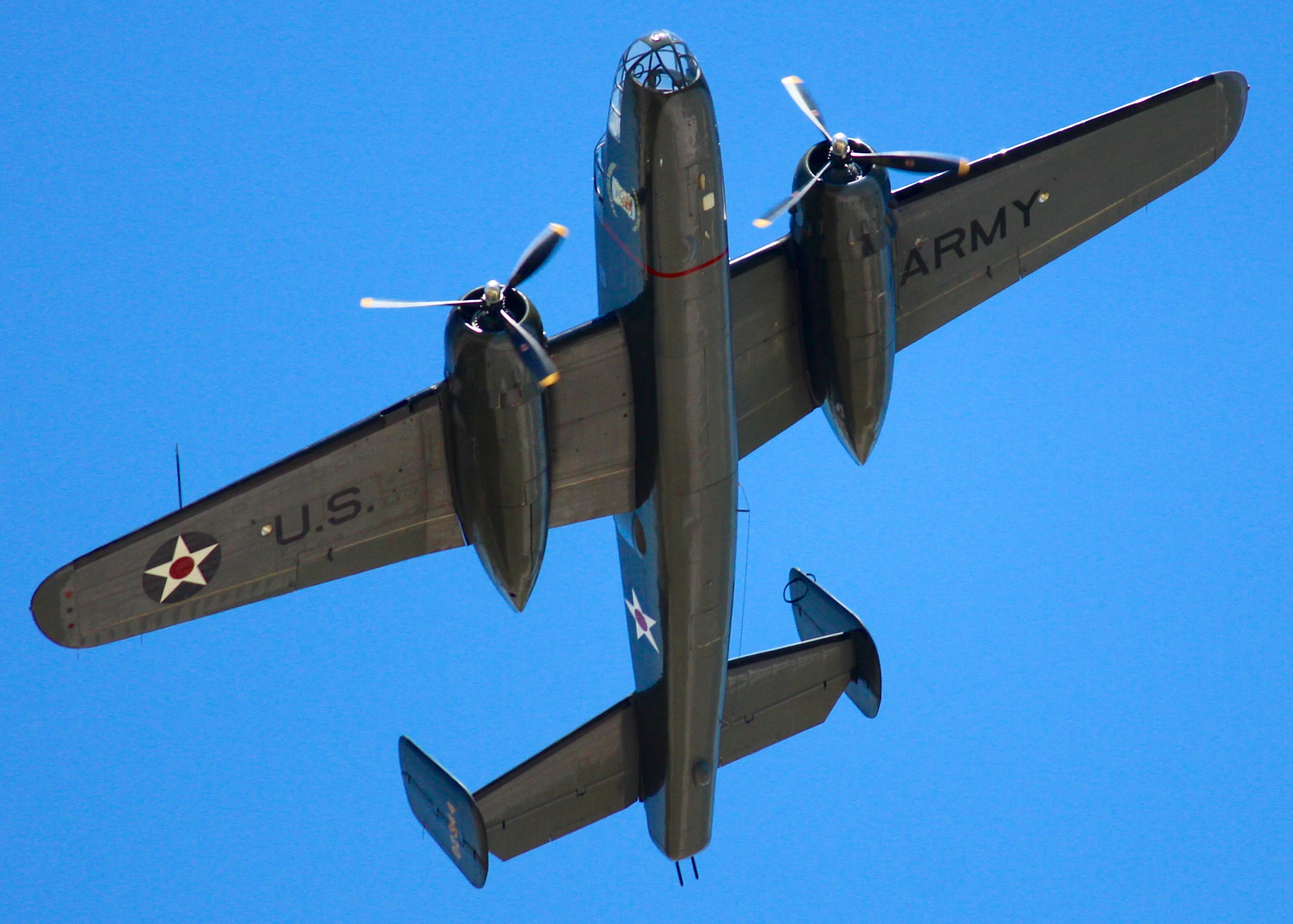 North American TB-25 Mitchell (N333RW) - At Barksdale Air Force Base. 