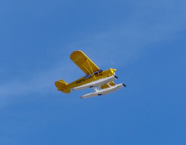 Piper L-21 Super Cub (N18PA) - Caught this float plane leaving 27 from Carson City a couple months ago and forgot to upload the shot.