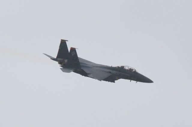 McDonnell Douglas F-15 Eagle (N89474) - F-15 Strike Eagle Demo Team performs during 2011 MacDill AirFest