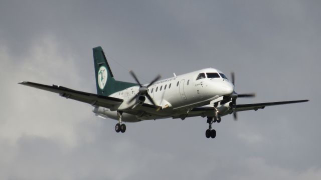 Saab 340 (ZK-CIY) - Little rocket inbound from Wanganui.
