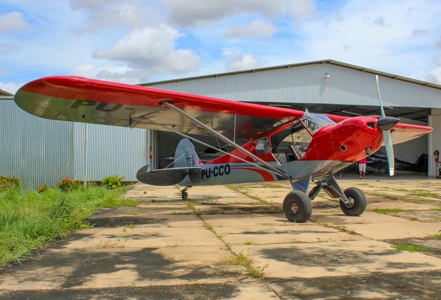 Piper L-21 Super Cub (PU-CCO) - North Land PA-18 PU-CCO  - Clube de Ultraleve do Piauí 