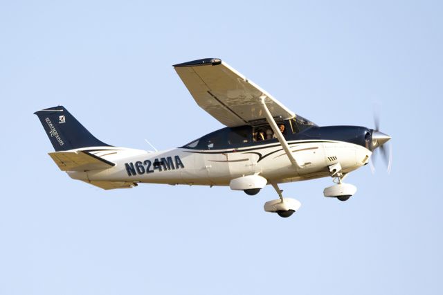 Cessna 206 Stationair (N624MA) - Cessna T206H Stationair over Mather Airport, Sacramento County, CA. September 2021.
