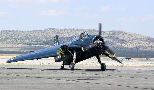 Grumman G-40 Avenger (NL7226C) - The TBM-3E from the Texas Flying Legends taxis in after a performance.