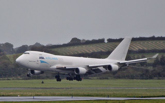 Boeing 747-400 (OO-THD) - asl airlines b747-4f oo-thd landing at shannon from liege 25/9/18.