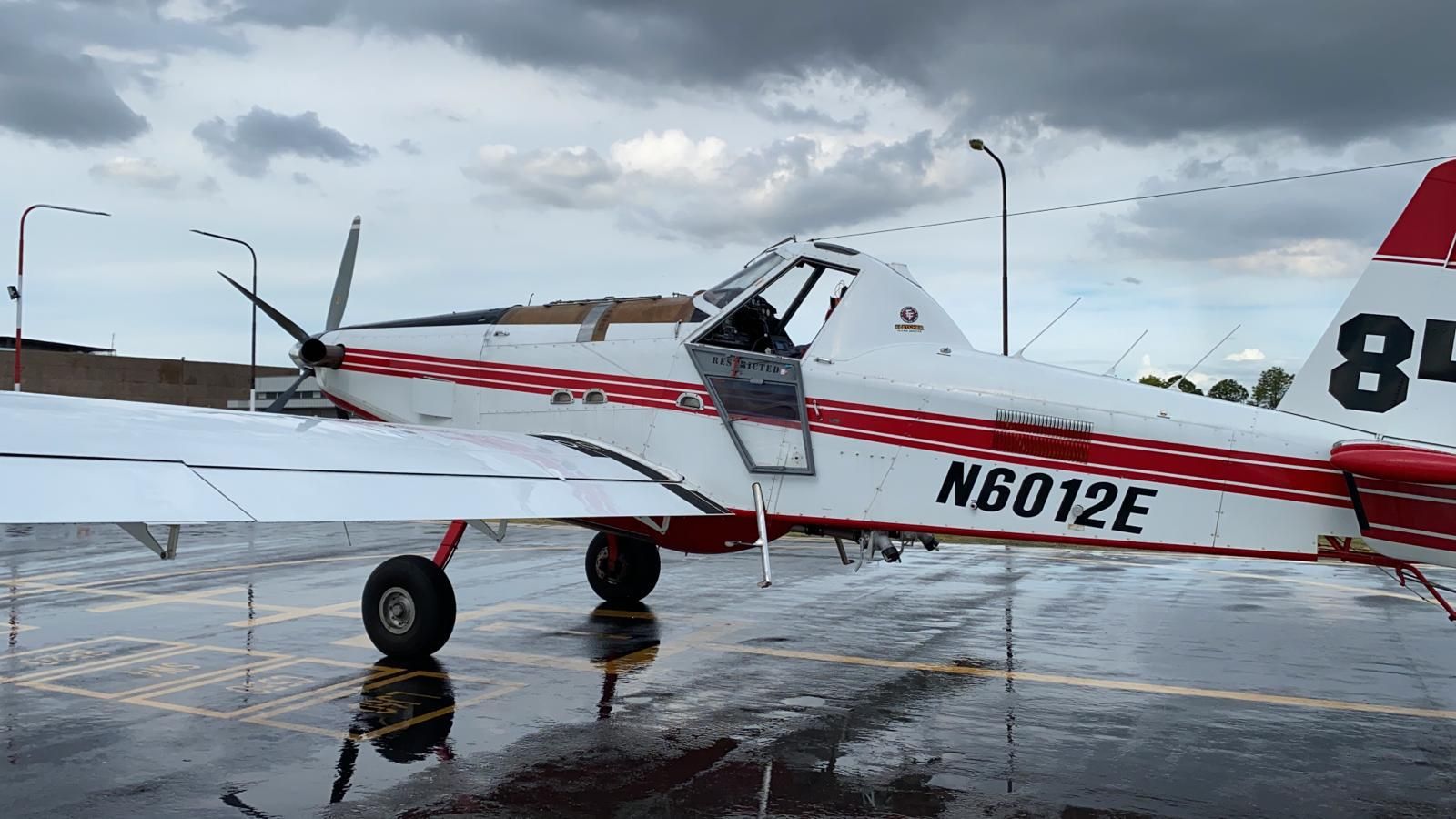 AIR TRACTOR Fire Boss (N6012E) - Fuel stop in Manaus on the delivery flight to Argentina by High Performance Aviation, LLC.