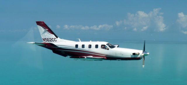 Socata TBM-850 (N562CC) - On the way to the Private Island of Ambergris Cay in the Turks and Caicos