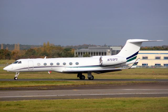 Gulfstream Aerospace Gulfstream V (N703FS) - Departing rwy 24 on 8-Nov-21 returning to KPBI after a three-night visit.