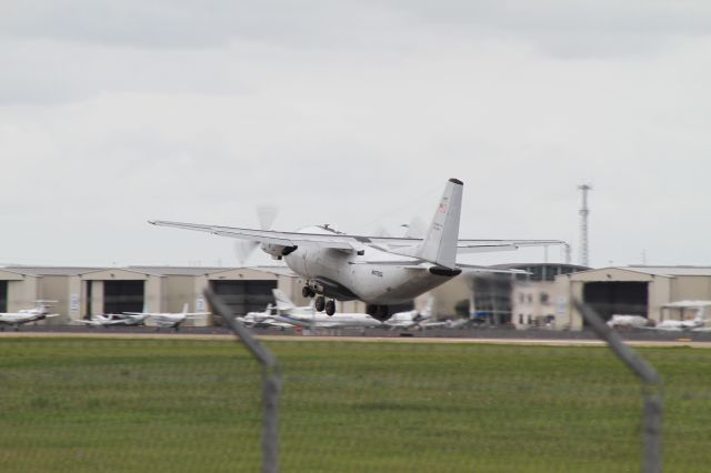 Alenia Spartan (C-27A) (N47892) - Shot at KAUS on May 30th 2013 as this Alenia Spartan (C-27A)departs Austin for Arizona.