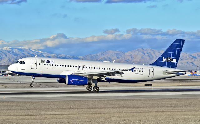 Airbus A320 (N552JB) - N552JB JetBlue Airways Airbus A320-232 (cn 1861) "Blue Jay"  - Las Vegas - McCarran International (LAS / KLAS) USA - Nevada, December 15, 2012 Photo: Tomás Del Coro