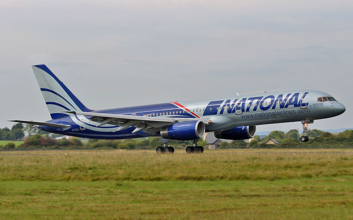 N176CA — - national b757 n176ca landing at shannon 8/9/14.