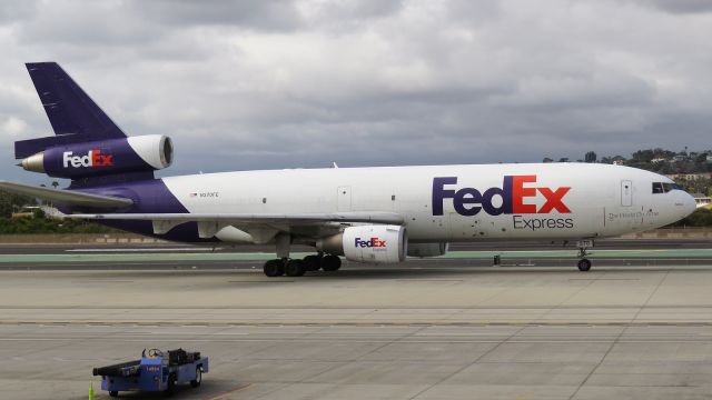 McDonnell Douglas DC-10 (N370FE) - Taxiing after landing. June 2016