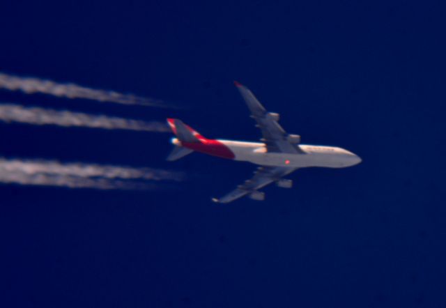 Boeing 747-400 (VH-OJM) - Qantas 11 Los Angeles Intl to John F Kennedy Intl over Cleveland 39,000 ft. 09.15.15.