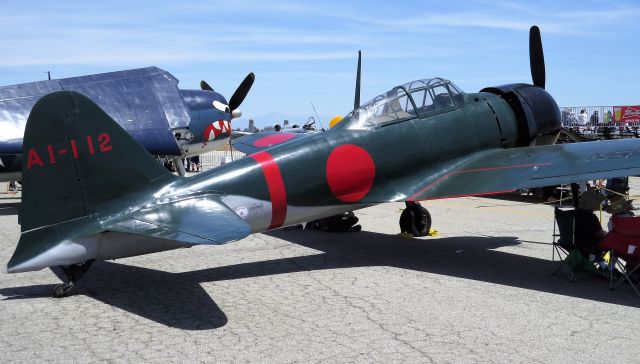 Mitsubishi A6M Zero (N553TT) - Chino Air Show - 2018