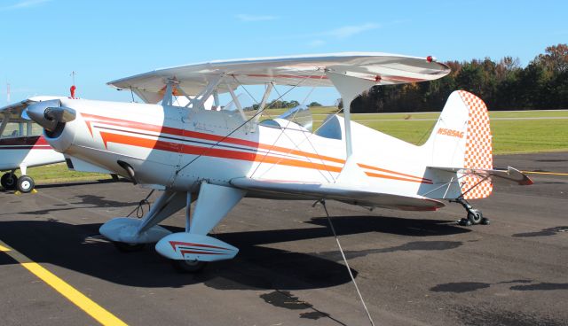 STOLP SA-300 Starduster Too (N585AG) - A Stolp SA 300A Starduster Too tied down at Folsom Field, Cullman Regional Airport, AL, during the Elks Lodge 1609 sponsored Cullman Veterans Day Celebration - November 4, 2017.