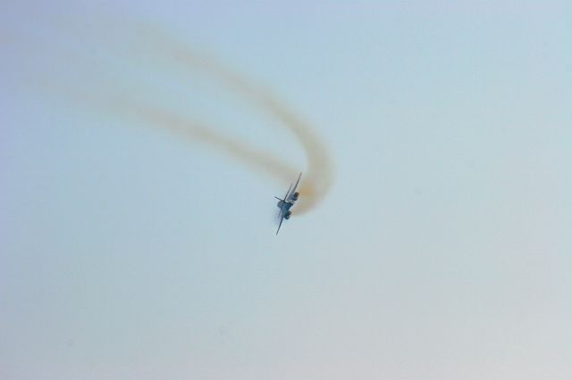 — — - Dyess AFB B-1B and Afterburner at Milwaukee, WI Airshow 2011