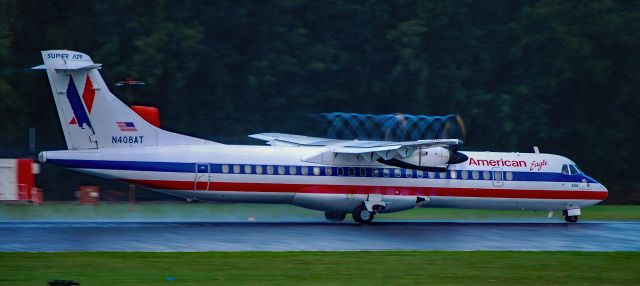 ATR ATR-72 (N408AT) - N408AT American Eagle ATR 72-212 s/n 408 - San Juan - Luis Muñoz Marin International (SJU/TJSJ) - Puerto Ricobr /September 13, 2009br /Photo:  Tomás Del Coro br /Aeroparque