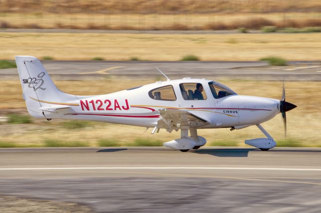 Cirrus SR-22 (N122AJ) - Cirrus SR22 at Livermore Municipal Airport (CA). July 2021