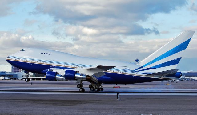 Boeing 747-200 (VQ-BMS) - photo (Las Vegas Sands) Boeing 747SP-21 VQ-BMS (cn 21649/373)  Las Vegas - McCarran International (LAS / KLAS) USA - Nevada, December 23, 2010 Photo: Tomas Del Coro