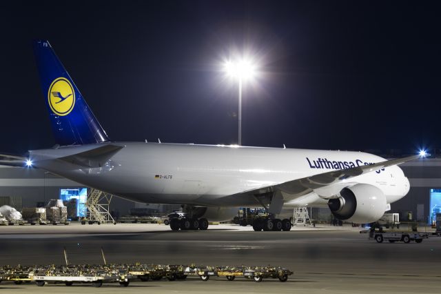 BOEING 777-200LR (D-ALFB) - Jambo Kenya's first commercial flight to Houston via Toronto!