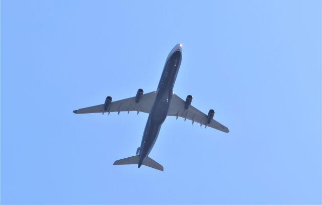 9H-TQZ — - 9H-TQZ Airbus A-340-313 X HiFly Malta HFM641Altitude 1133 Mètres Vitesse 511Km/H Survolant la ville de Lavaltrie QC. le 05-05-2023 à 10:42