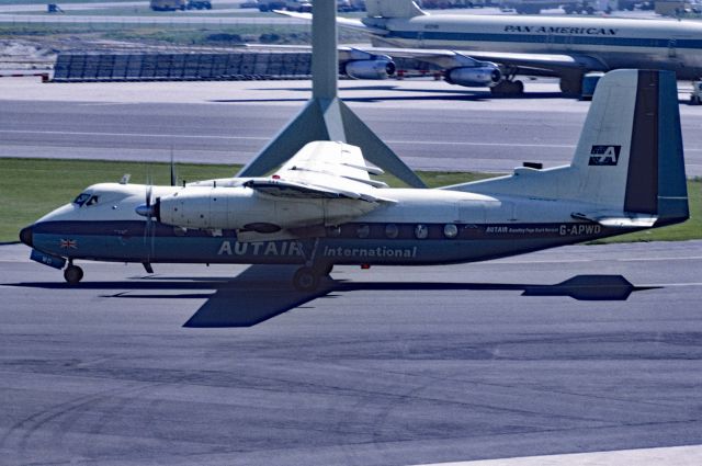G-APWD — - Handley Page HPR-7 Herald in July 1969 at Amsterdam