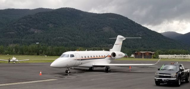 IAI Gulfstream G280 (N459BN) - BNSF VISING NEW BRIDGE. THEY FLEW IN TWO(2) G280 THE OTHER WAS N331BN