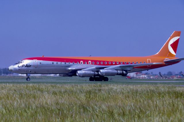 McDonnell Douglas Jet Trader (C-FCPG) - DC-8-43 CF-CPG in July 1969 at Amsterdam