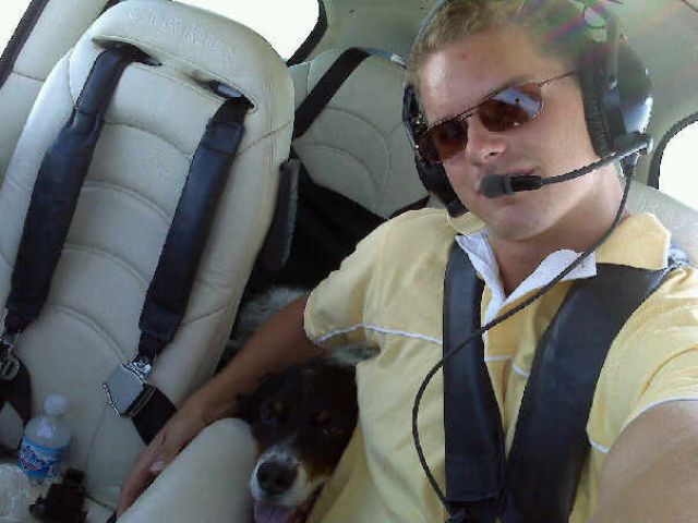 Cirrus SR-22 (N415TL) - Me and my Co-Pilot!