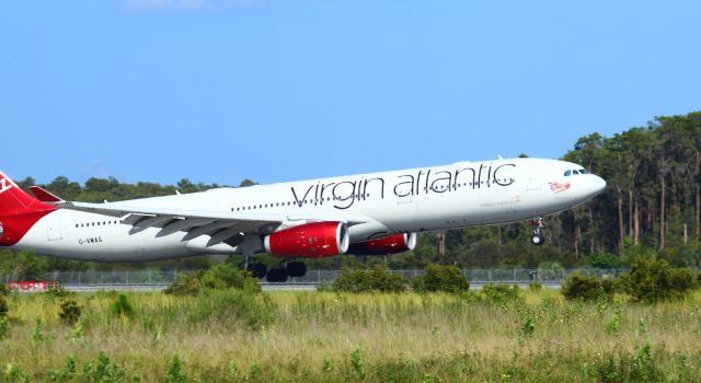 Airbus A330-300 (G-VWAG) - 9/10/23 landing Rwy 17L