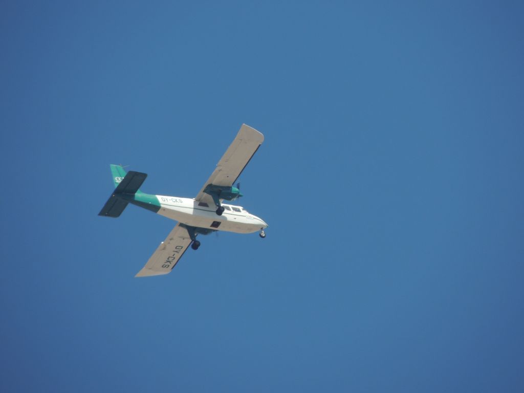 ROMAERO Turbine Islander (OY-CKS) - Britten-Norman BN-2A-21 Islander of Cowi Aerial Survey over Seville Spain. 12/06/2013