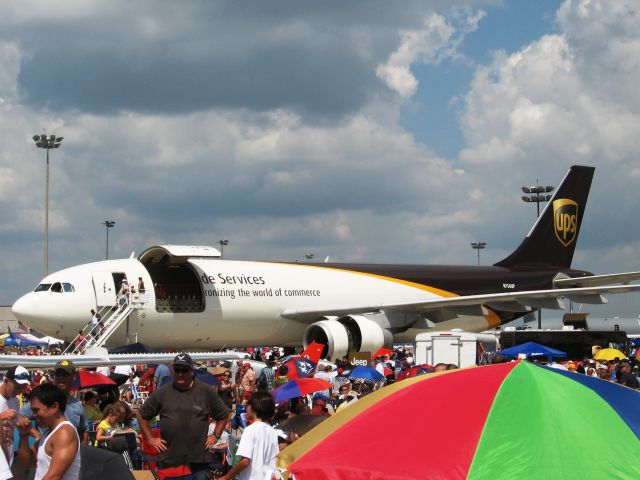 Airbus A300F4-600 (N156UP) - UPS A300 N156UP on static display during the 2010 Rockford Airfest.