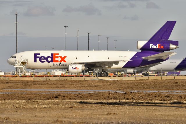 McDonnell Douglas DC-10 (N313FE) - Awaiting her final flight. 01-04-23