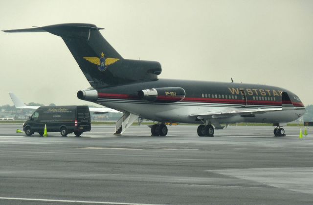 VP-BDJ — - Donald Trumps former 727-23 rests at Five Towers on May 20, 2011 at the Boeings former home airport of KLGA. Recently sold to Westar Aviation of Malaysia as the Donald has purchased 757 N757AF.