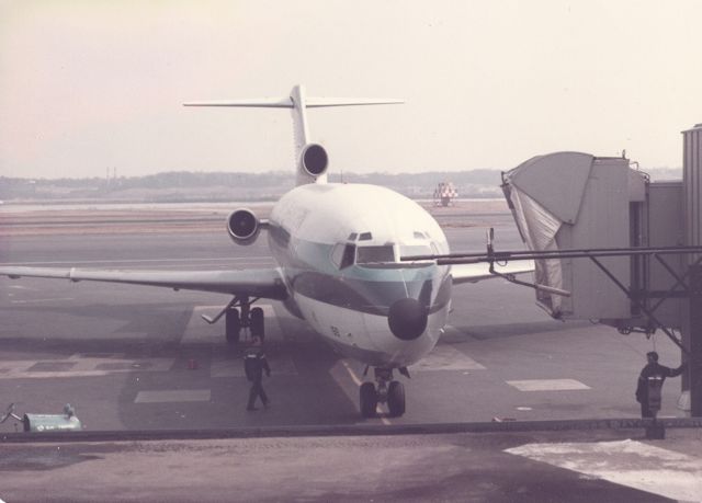 Boeing 727-100 — - Eastern Airlines Boeing 727 approaching gate at KDCA, circa 1968-70