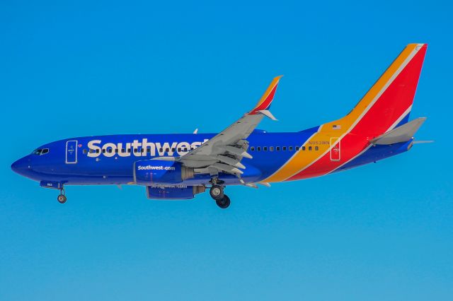 Boeing 737-700 (N963WN) - Southwest 2381 from Salt Lake City, UT. 15 Feb 21.