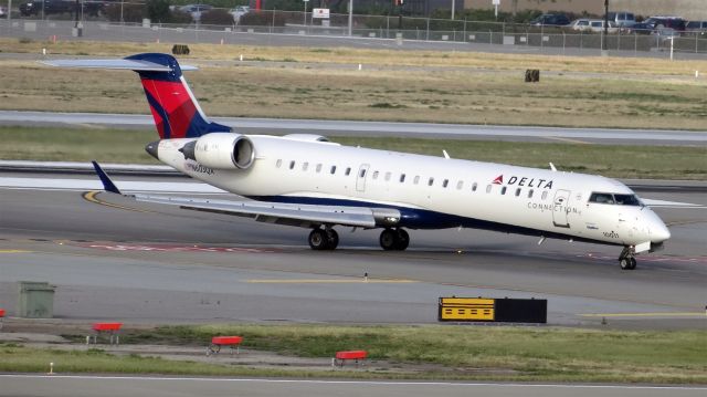 Canadair Regional Jet CRJ-900 (N603QX) - 20150429-074448.jpgbr /N603QX Delta Connection Canadair CRJ-700 - cn 10011br /29-Apr-2015 CRJ7/L Los Angeles Intl (KLAX) San Jose Intl (KSJC) 06:55 PDT 07:44 PDT 0:49