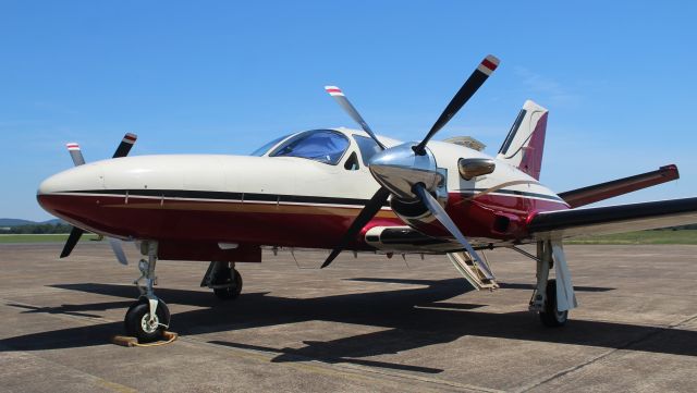 Cessna Conquest 1 (N425DC) - A 1983 model Cessna 425 Conquest 1 on the Northeast Alabama Regional Airport ramp in Gadsden, AL - August 17, 2019.