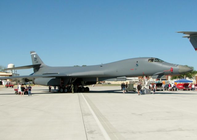 Rockwell Lancer (85-0090) - At Barksdale Air Force Base.