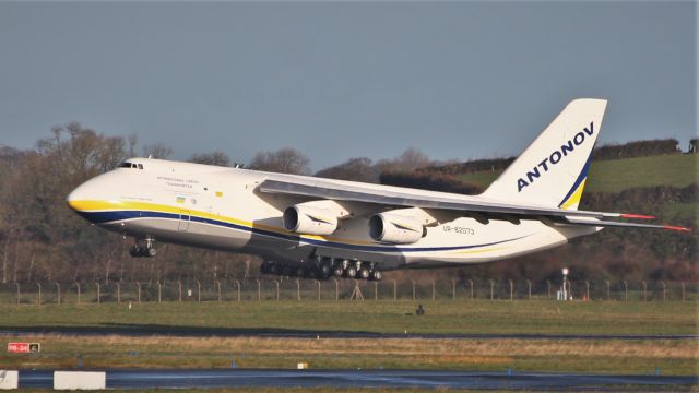 Antonov An-124 Ruslan (UR-82073) - adb an-124-100 ur-82073 landing at shannon from goose bay this morning 12/11/19.