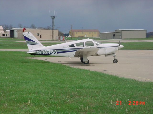 Piper Cherokee Arrow (N7476J) - Parked on ramp 4/21/09