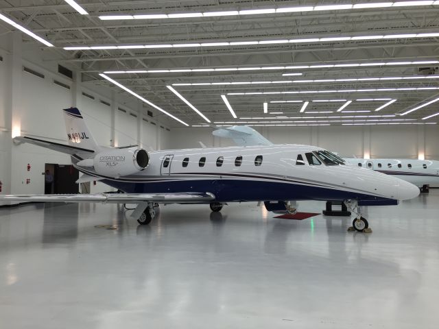 Cessna Citation Excel/XLS (N491JL) - Brand new airplane on delivery day at the factory