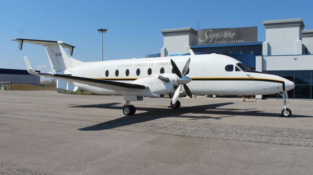 N60112 — - A Beechcraft C-12J at Carl T. Jones Field, Huntsville International Airport, September 23, 2016. 