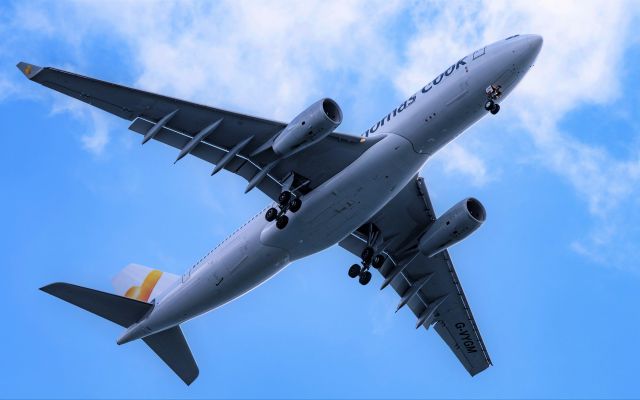 Airbus A330-200 (G-VYGM) - Windmill Point in Hull.