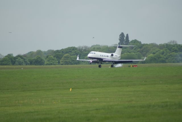 Gulfstream Aerospace Gulfstream 3 (N560SH) - N560SH landing @ EGTK