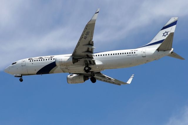 Boeing 737-800 (4X-EKI) - 28/02/2020:  Flight from Larnaca, Cyprus, on landing path to runway 30. Duration was 0h41m.