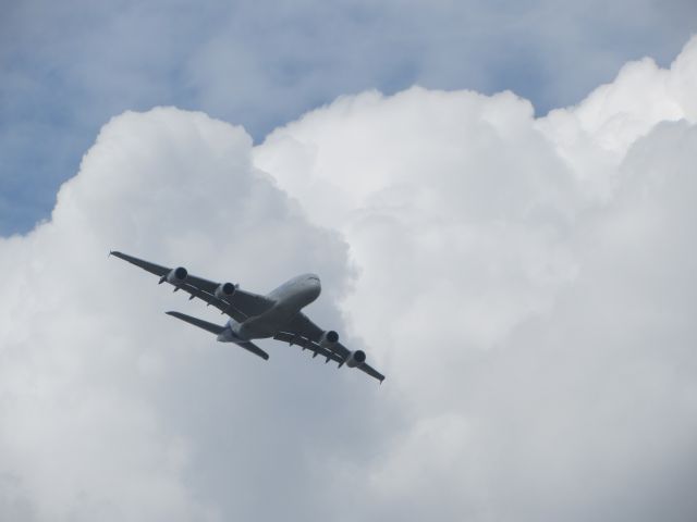 Airbus A380-800 (F-WWOW) - Airbus A380-800 at Farnborough airshow.