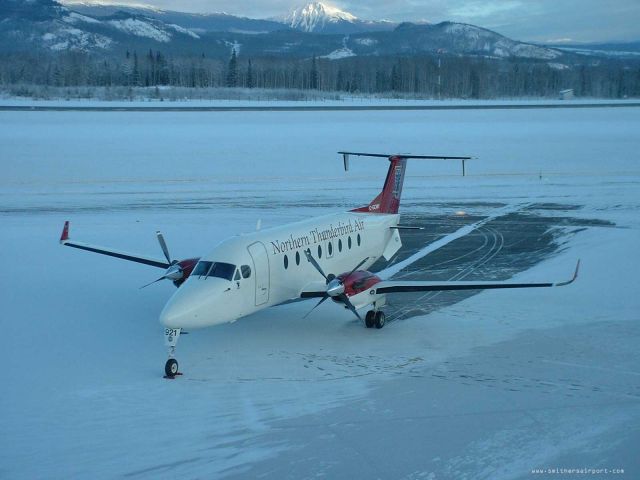 Beechcraft 1900 (C-GCMY) - Parked at Smithers BC