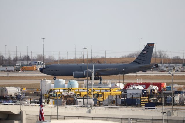 — — - New Jersey KC-135 (707)! First time one of these has been at Indy to my knowlege
