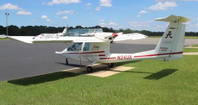 N24UA — - The University of Alabamas Atmospheric and Environmental Research Operations Laboratory Sky Arrow 650 TCNS on the Dixie Air ramp at Tuscaloosa Regional Airport, AL - June 17, 2017.