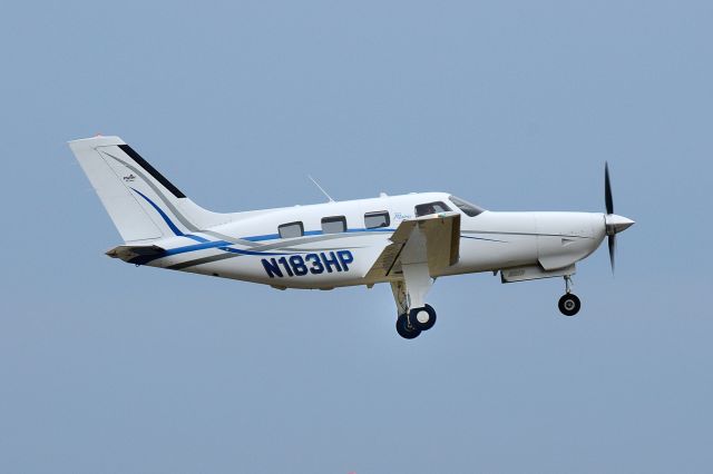 Piper Malibu Mirage (N183HP) - Departing Runway 8